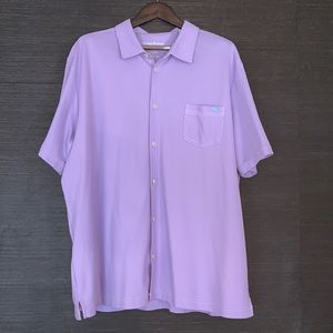Tommy Bahama Enfielder Islandzone polo shirt. Discontinued Lavender color.
